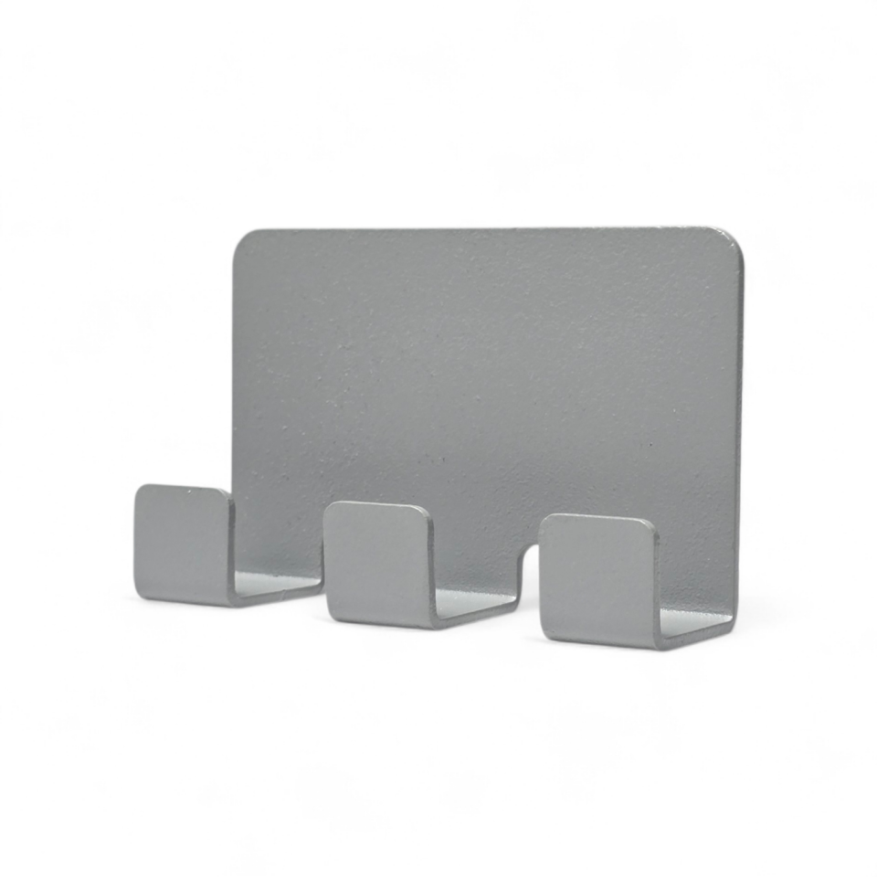 KUAS Yapışkanlı Metal Üçlü Havlu Askısı