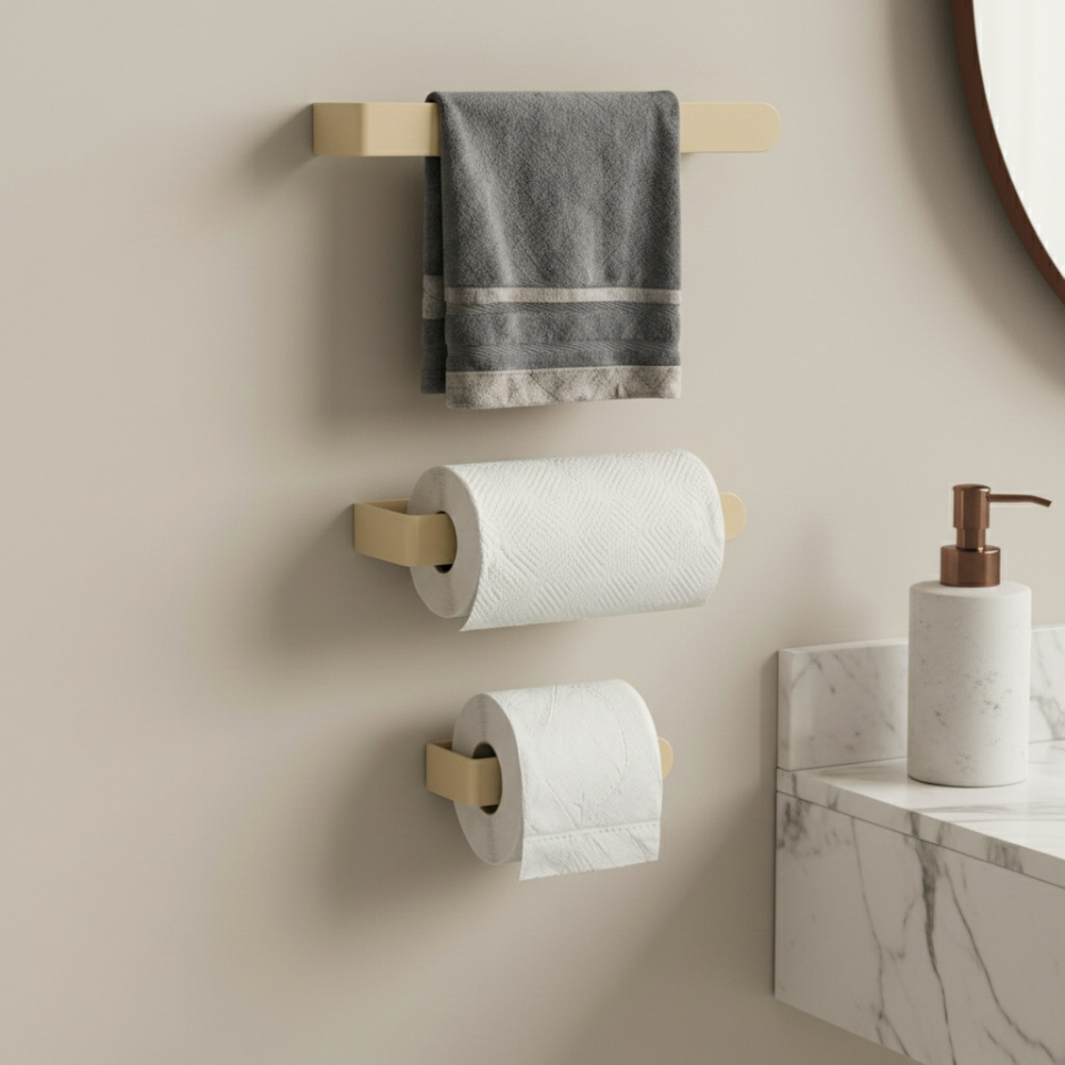 Hamton Linea 3’lü Banyo Aksesuar Seti