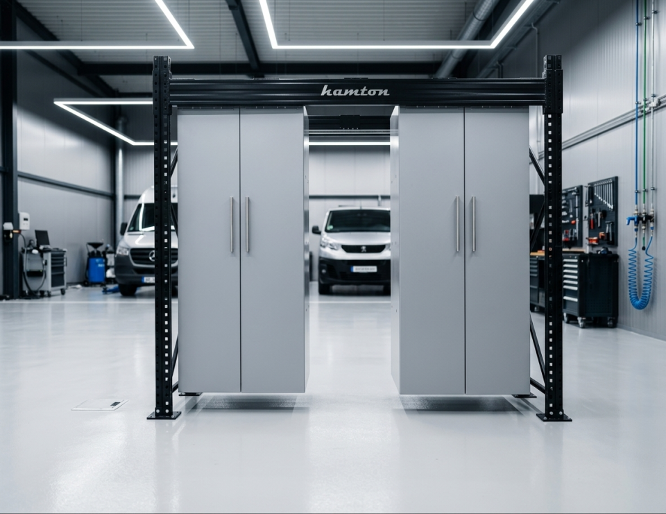 Hamton SkyLine ™ Structura 4 - Üstten Raylı Modüler Depolama Sistemi