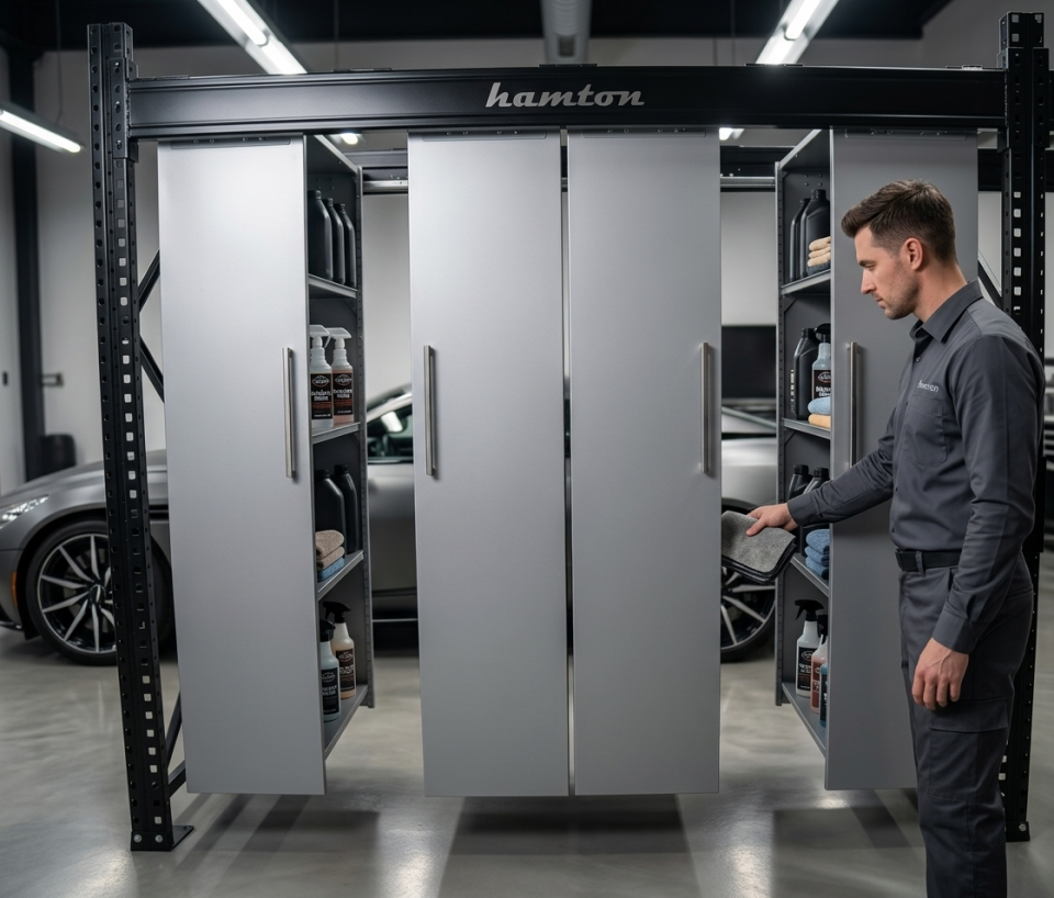 Hamton SkyLine ™ Structura 4 - Üstten Raylı Modüler Depolama Sistemi