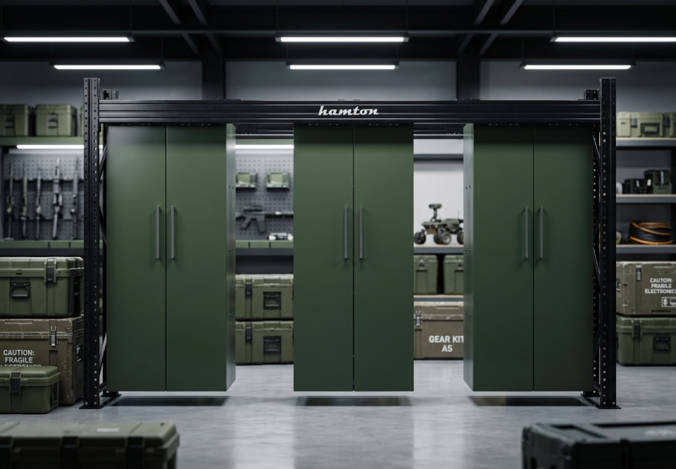 Hamton SkyLine ™ Structura 6 - Üstten Raylı Modüler Depolama Sistemi