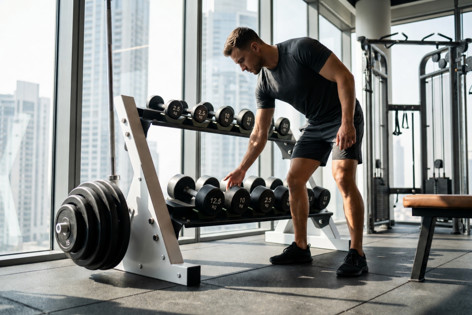 Hamton FitLine Rack 120 - İki Katlı Metal Dambıl Standı