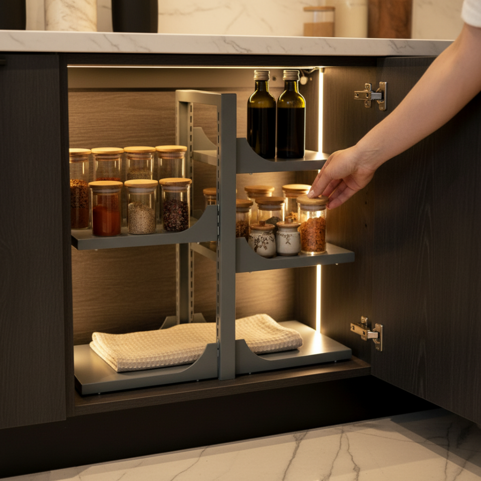 Hamton VersaShelf Duo 35 – Dolap İçi Organizer Raf
