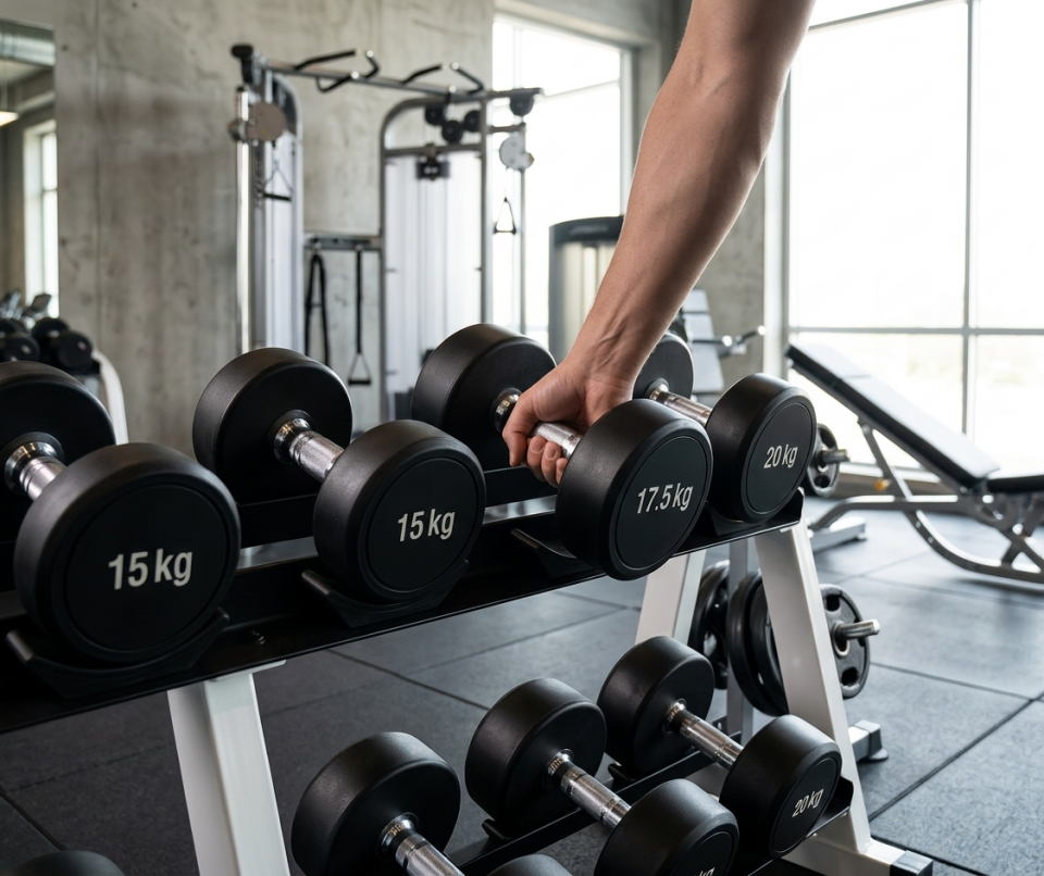 Hamton FitLine DuoRack 180 - Çift Sıralı Dambıl Standı