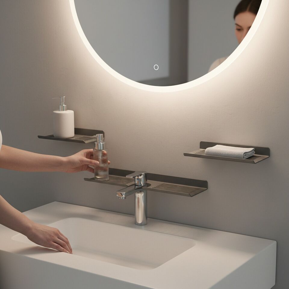 Hamton Linea Shelf RFO - Mutfak Banyo Raf Organizeri