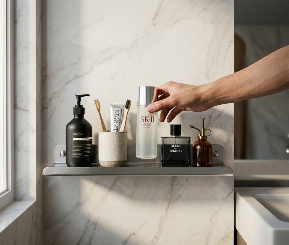 Hamton InoxLine DSR30 - Paslanmaz Banyo Rafı