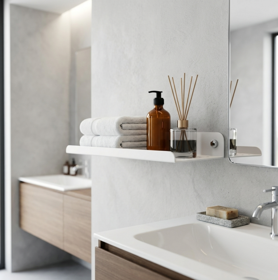 Hamton DSR30 - Boyalı Banyo Rafı