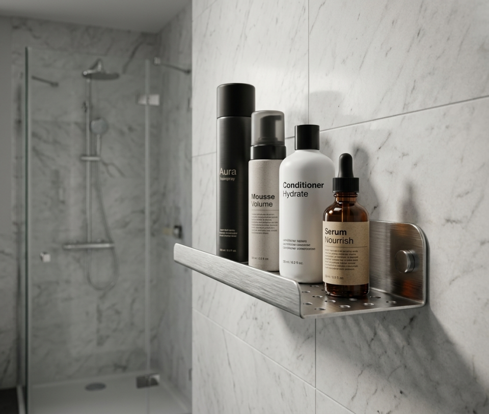 Hamton InoxLine DSR30 - Paslanmaz Banyo Rafı