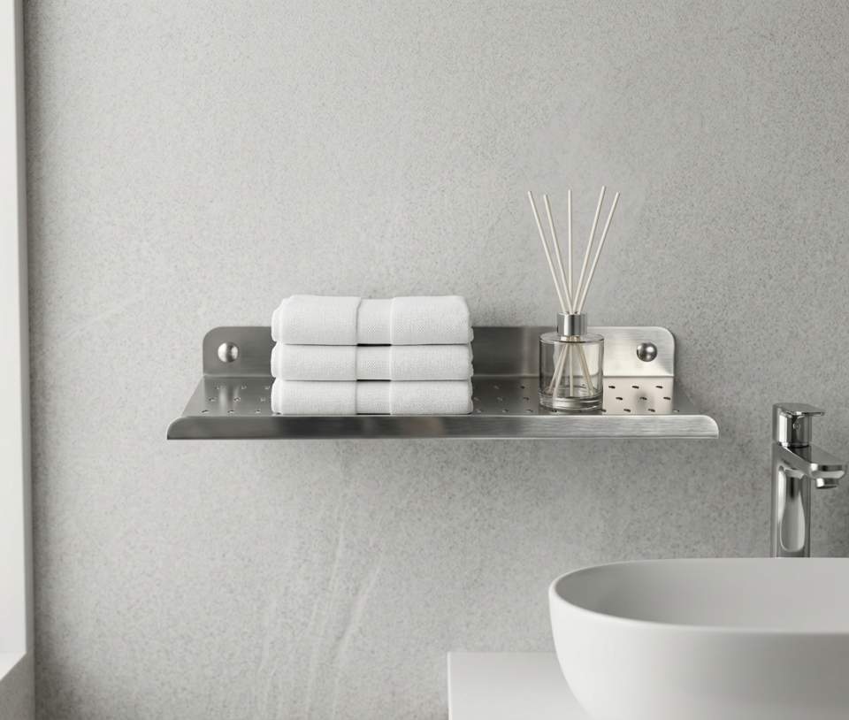 Hamton InoxLine DSR30 - Paslanmaz Banyo Rafı
